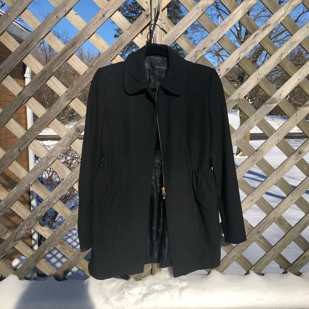 Zara black fitted jacket